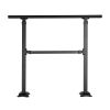 VEVOR Stair Handrail Railing, 3 ft, 3 Steps Handrails for Outdoor, Carbon Steel and Metal Hand Rail with Installation Kit, 0-50 Degree Adjustable