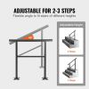 VEVOR Outdoor Handrail 165LBS Load Handrail Outdoor Stairs Aluminum Stair Handrail 36 x 35" Outdoor Stair Railing Transitional Range from 0 to 30¬∞ St