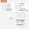 VEVOR Pet Grooming Table Two Arms with Clamp, 36''x24'' Dog Grooming Station, Foldable Pets Grooming Stand for Medium and Small Dogs