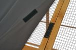Outdoor Chicken Coop Enclosures 110" Large Kitten Playpen,Upgrade Waterproof Cover