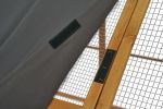 Outdoor Chicken Coop Enclosures 110" Large Kitten Playpen,Upgrade Waterproof Cover