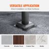 VEVOR Stair Handrail Railing, 3 ft, 3 Steps Handrails for Outdoor, Carbon Steel and Metal Hand Rail with Installation Kit, 0-50 Degree Adjustable