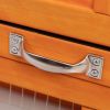 Large three box rabbit cage,for Indoor and Outdoor Use, orange