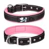 Pet dog collar; diving cloth reflective nylon collar; medium and large dog collar