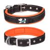 Pet dog collar; diving cloth reflective nylon collar; medium and large dog collar