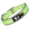 Pet dog collar; diving cloth reflective nylon collar; medium and large dog collar